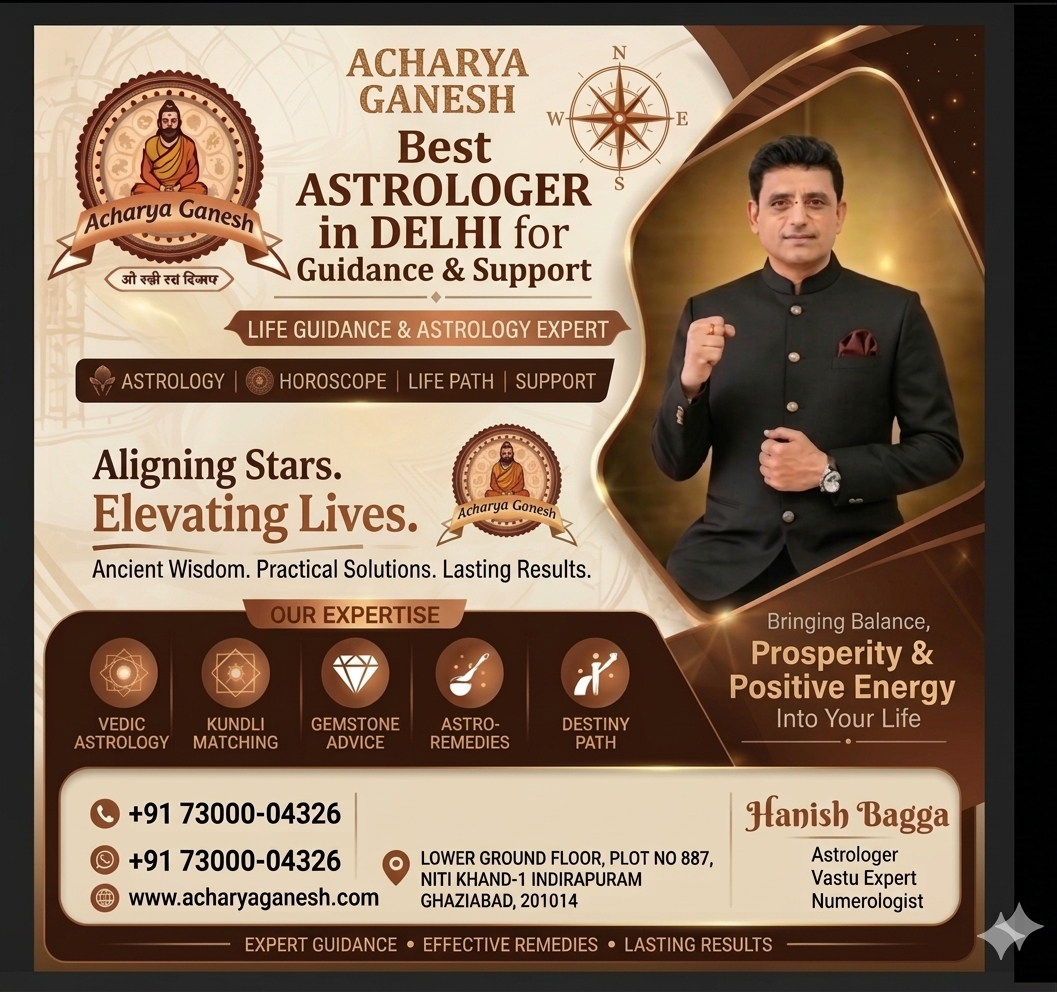 Acharya Ganesh Astrologer Delhi