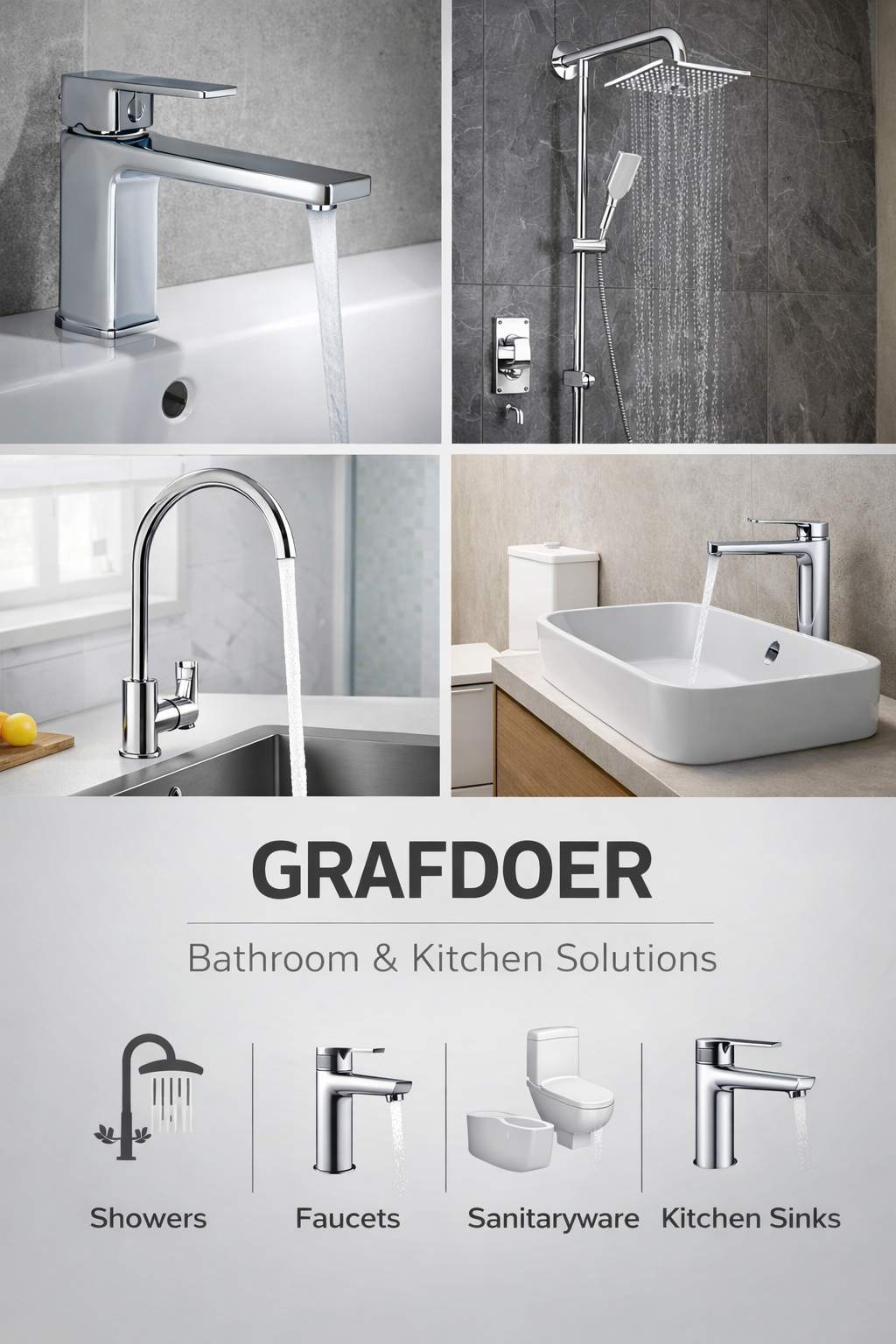 Grafdoer Premium Bathroom & Kitchen Fittings