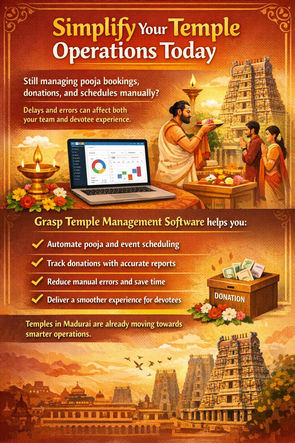 Temple Management System Software Madurai