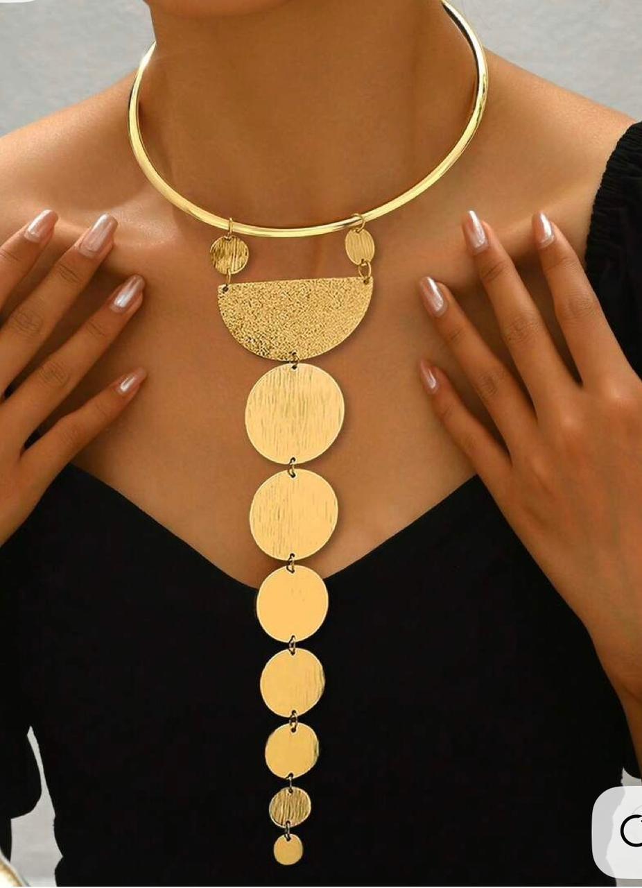 Golden Designer Neckpiece Buy Online