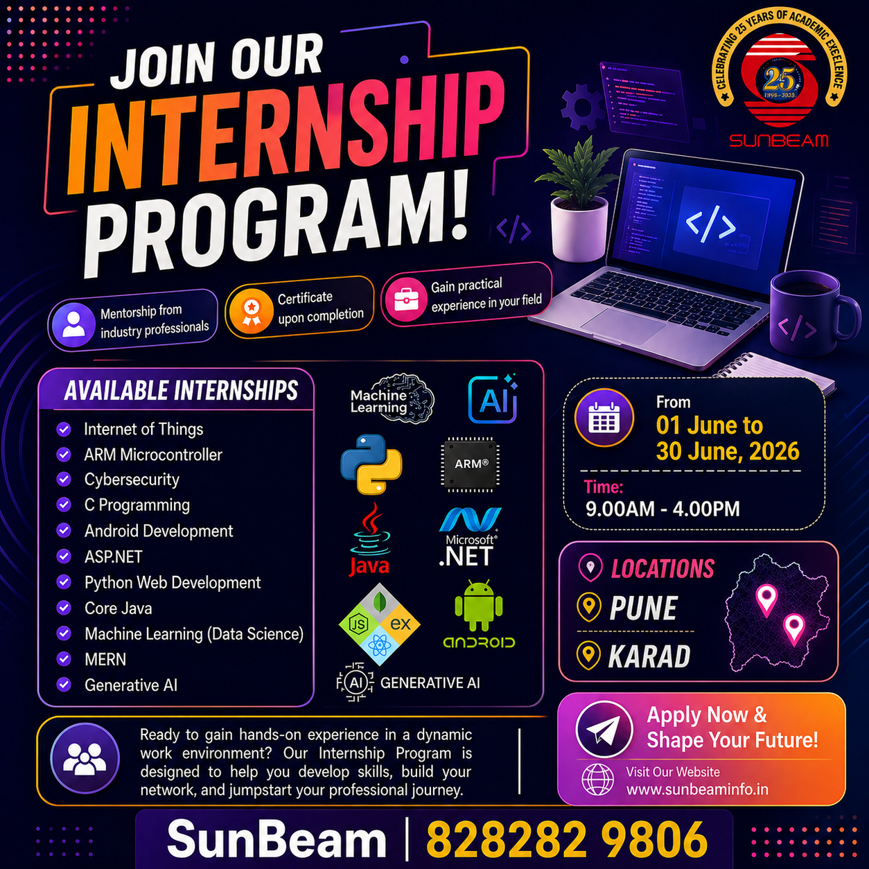 IT Internships in Pune For Students