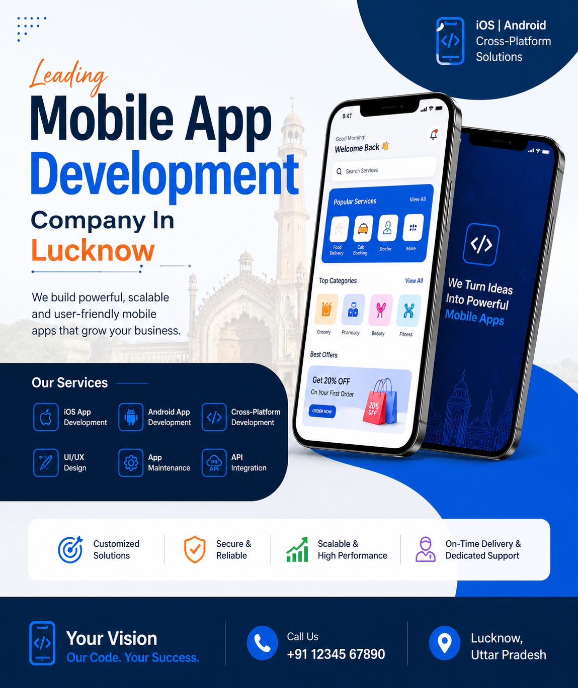 Mobile App Development Company in Lucknow | Android & iOS Experts