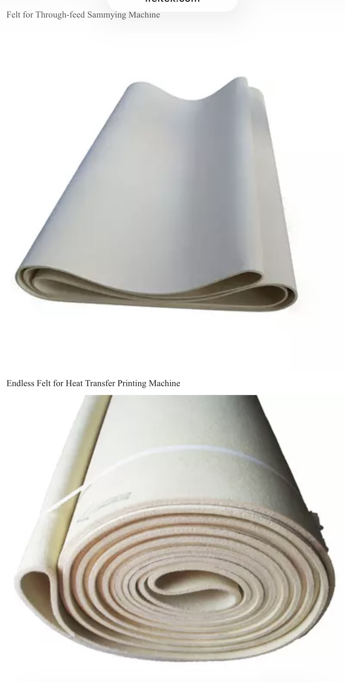Saree Roll Polishiing Machine Felts
