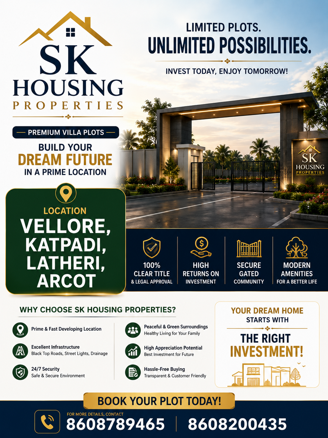 Best Villa Plots in Vellore
