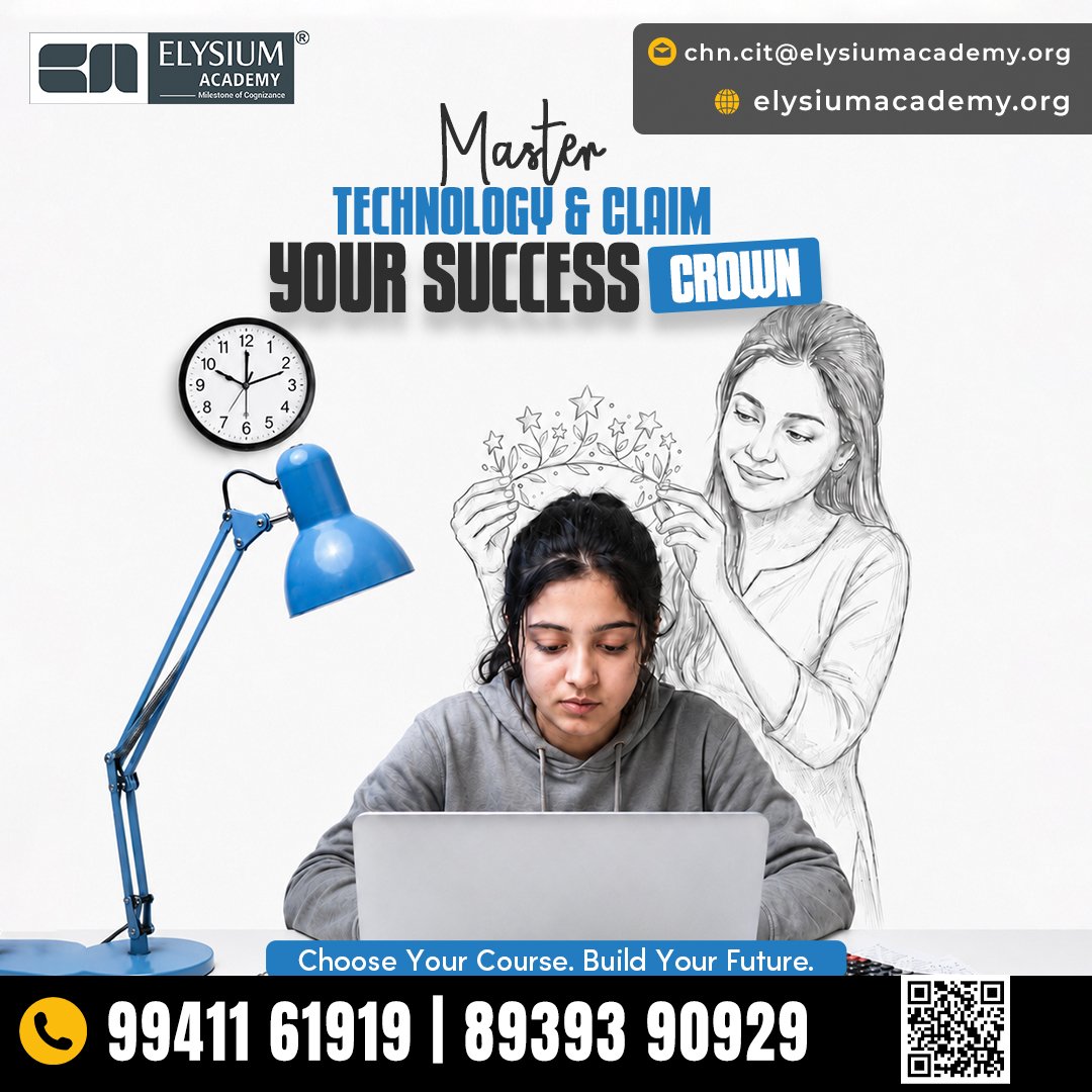 Elysium Academy Chennai IT training institute campus and student facility hub