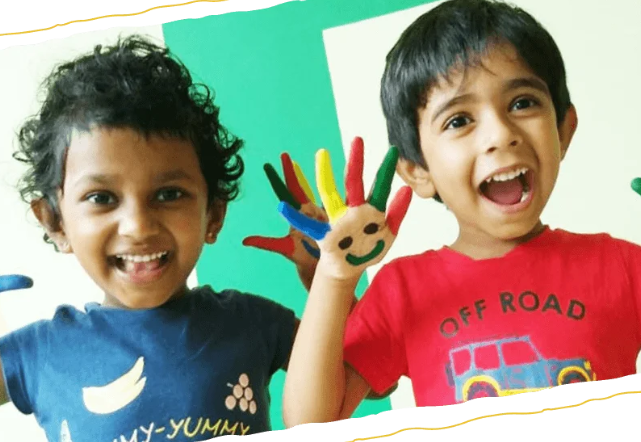 Preschool child building independence with self-correcting Montessori materials at Bodhi Montessori